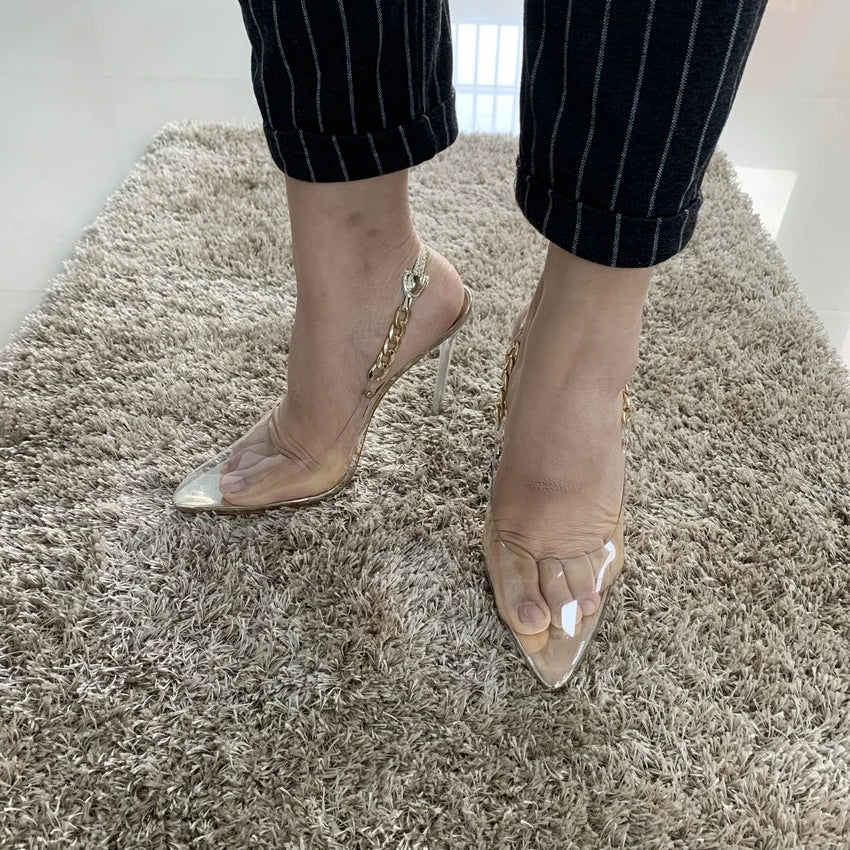 PVC Transparent Pumps