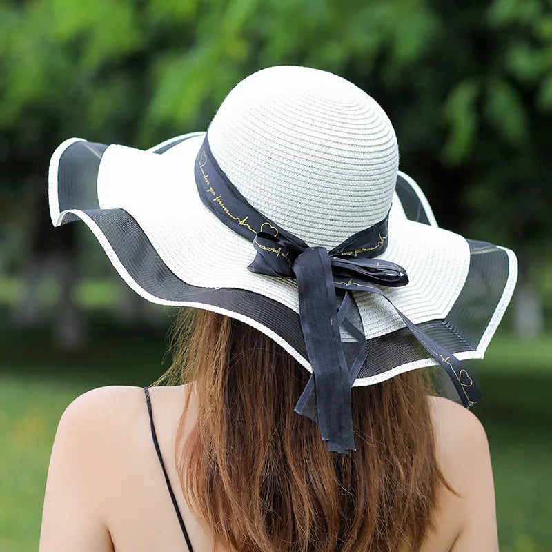 Korean Beach Straw Hat F