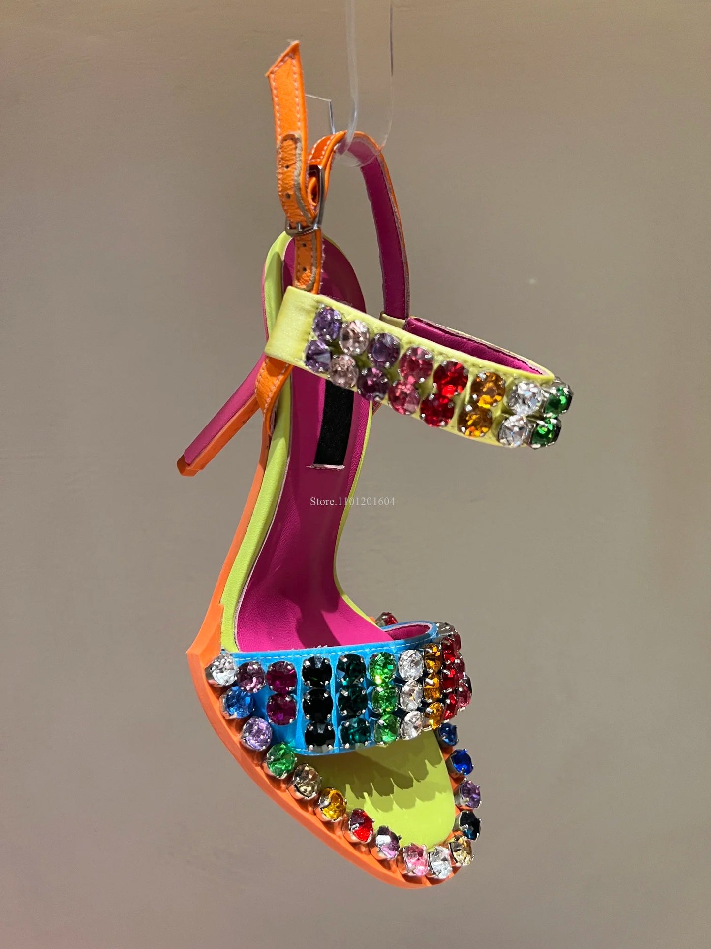 Color Crystal Sandals