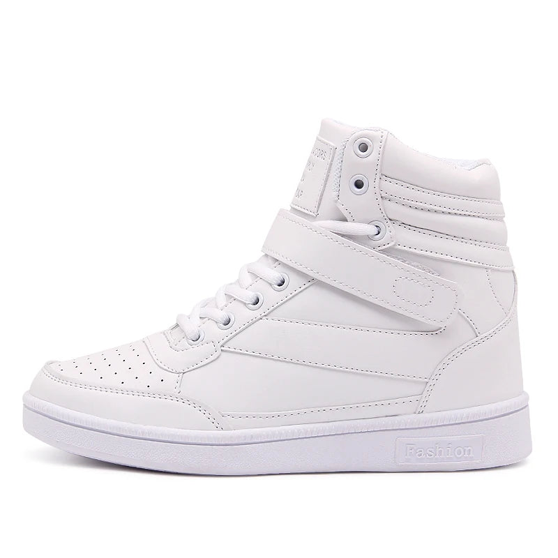 High-Top Leather Sneakers