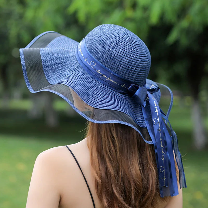 Korean Beach Straw Hat F