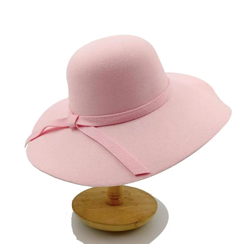 Faux Bowknot Fedora
