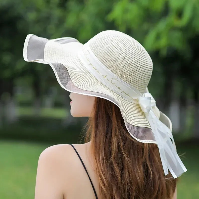 Korean Beach Straw Hat F