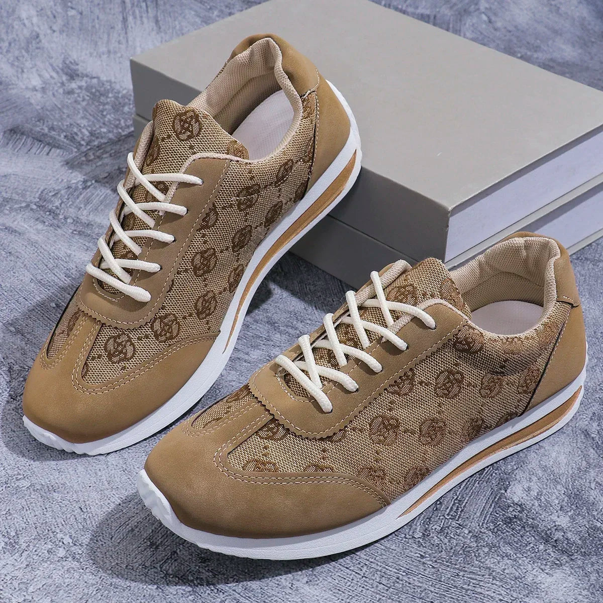 Designer Cross Strap Sneakers