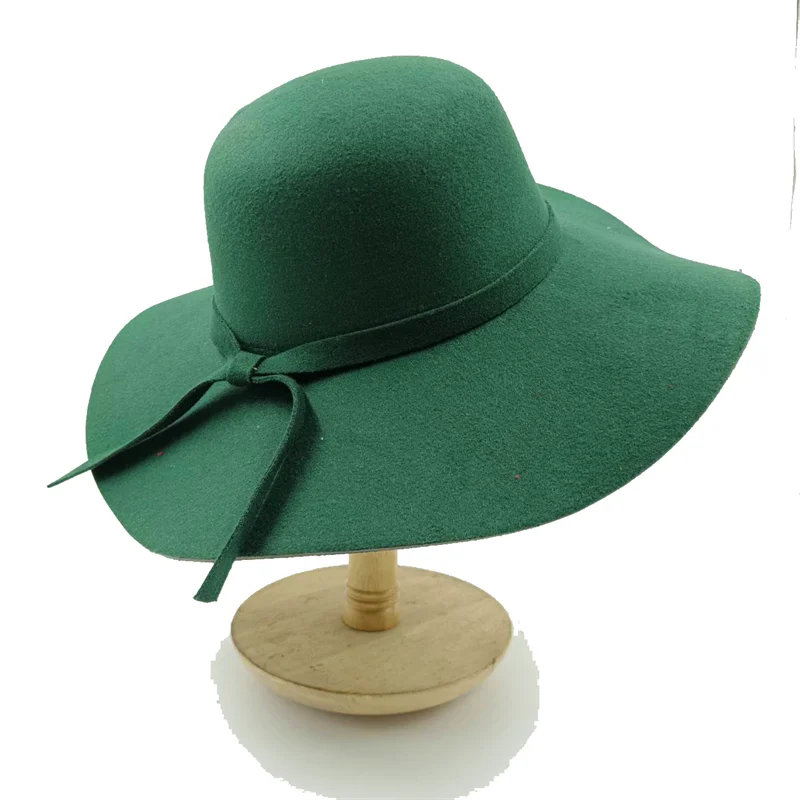 Faux Bowknot Fedora