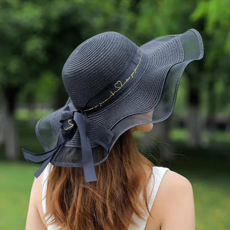 Korean Beach Straw Hat F