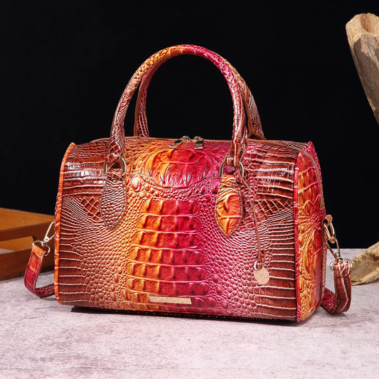 Ombre Crocodile Satchel