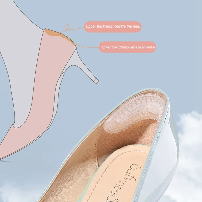 Silicone Heel Stickers Heel Grips