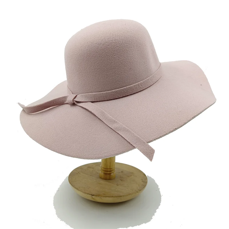 Faux Bowknot Fedora