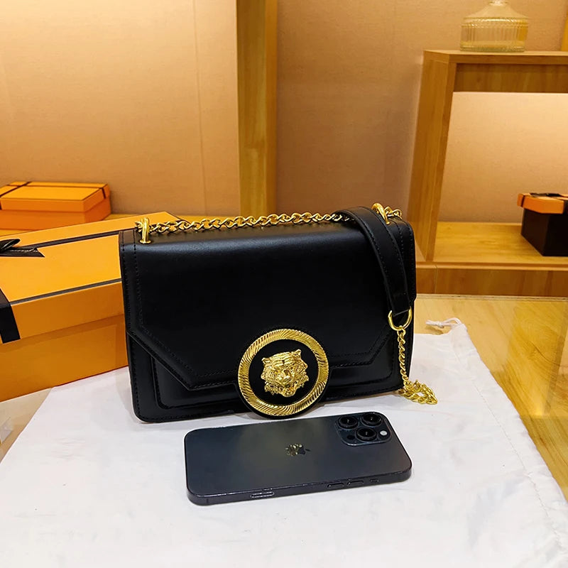 Chained Medallion Clutch
