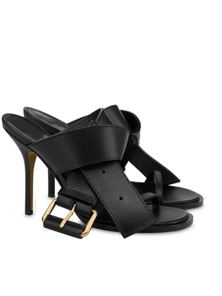 European Belt Buckle Stilettos