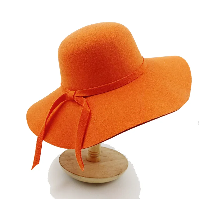 Faux Bowknot Fedora