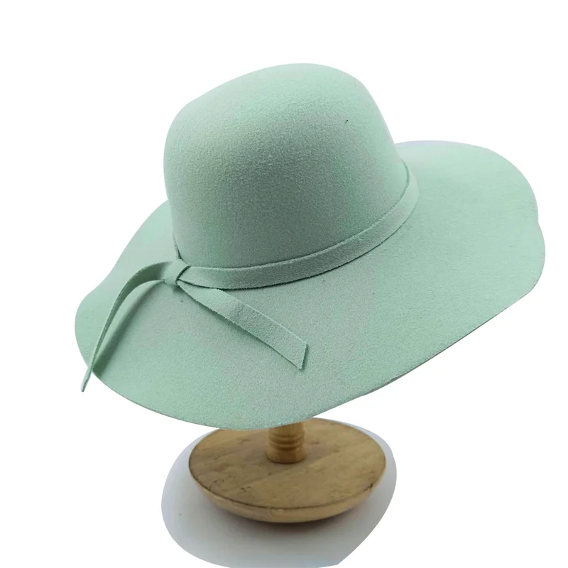 Faux Bowknot Fedora