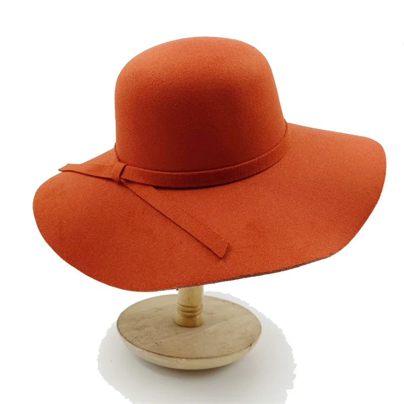 Faux Bowknot Fedora
