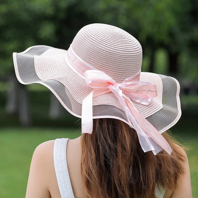 Korean Beach Straw Hat F