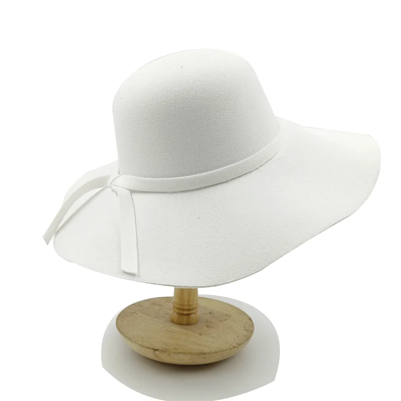Faux Bowknot Fedora