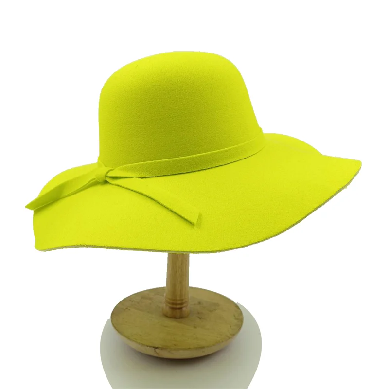 Faux Bowknot Fedora