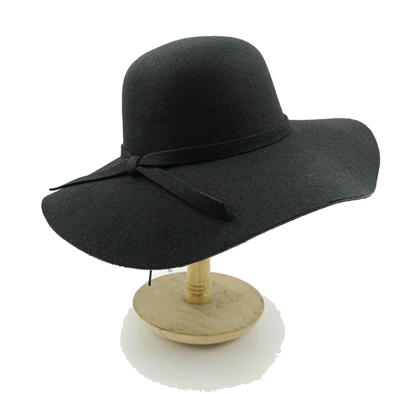 Faux Bowknot Fedora