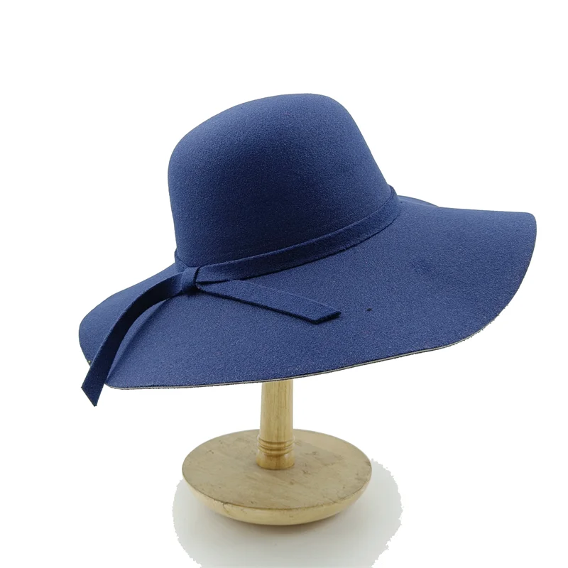 Faux Bowknot Fedora