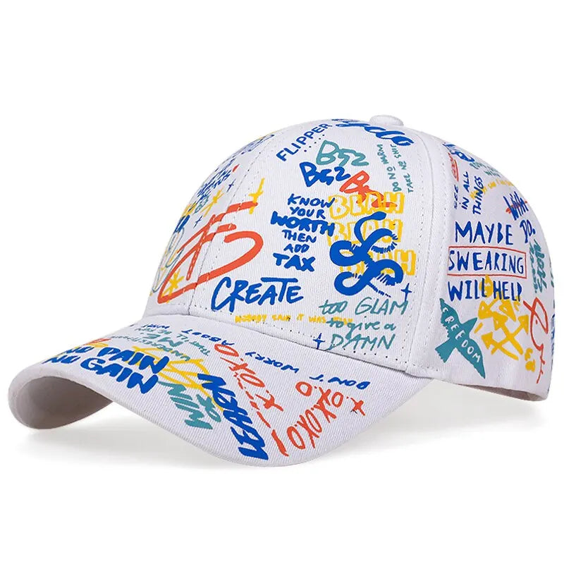Unisex Graffiti Snapback