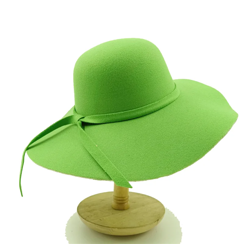 Faux Bowknot Fedora