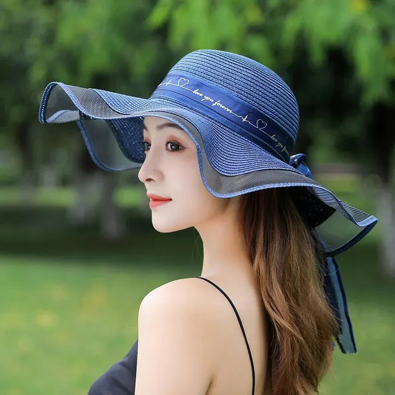 Korean Beach Straw Hat F