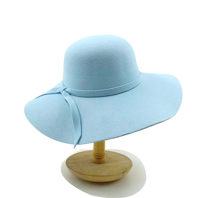 Faux Bowknot Fedora