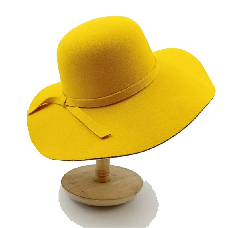Faux Bowknot Fedora