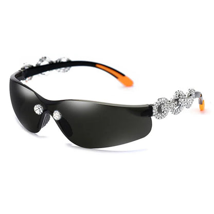 Diamond Goggle Sunglasses