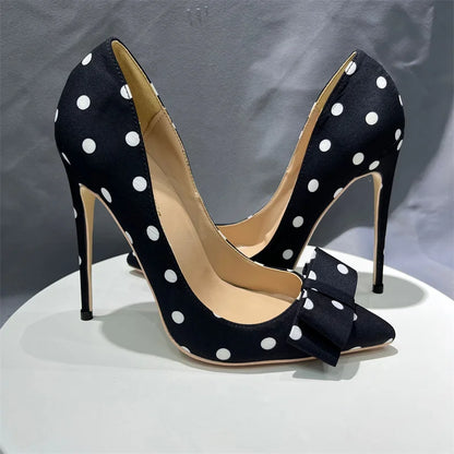 Playful Polka Dot Stilettos