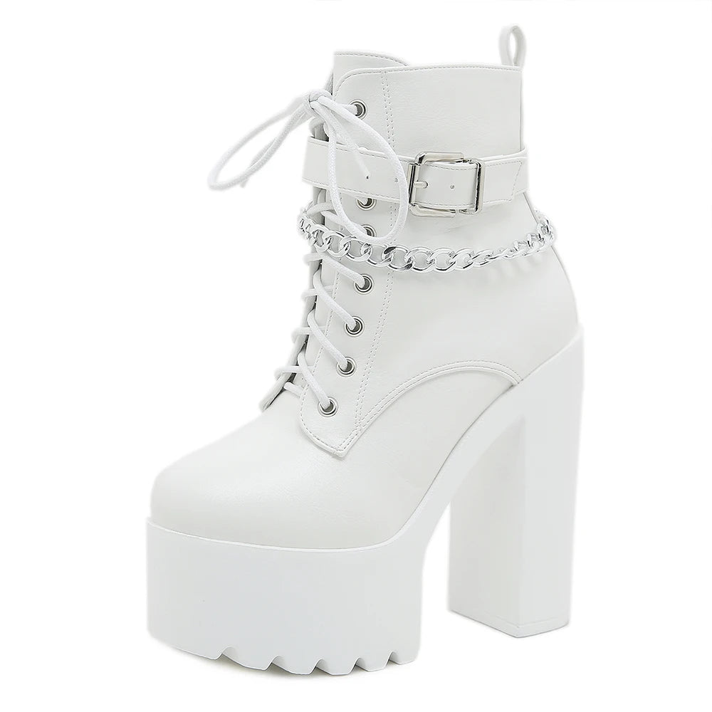 Chain Ankle Boots