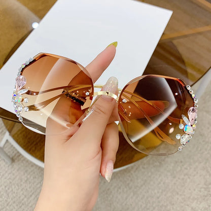 Diamond-Encrusted Sunglasses