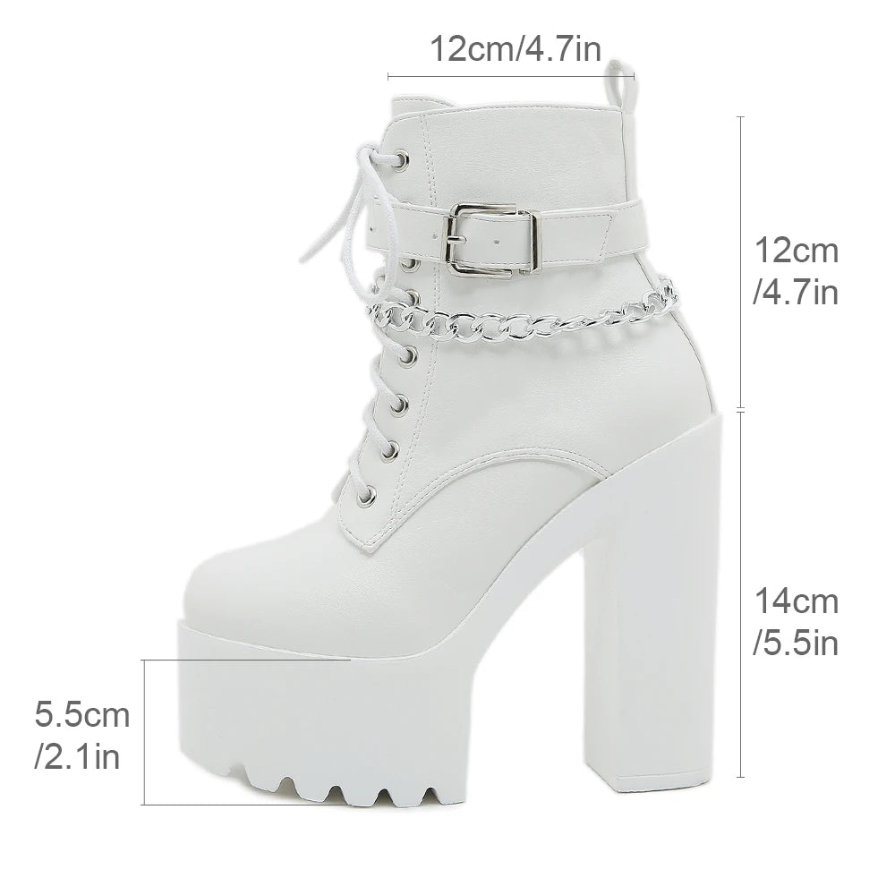 Chain Ankle Boots