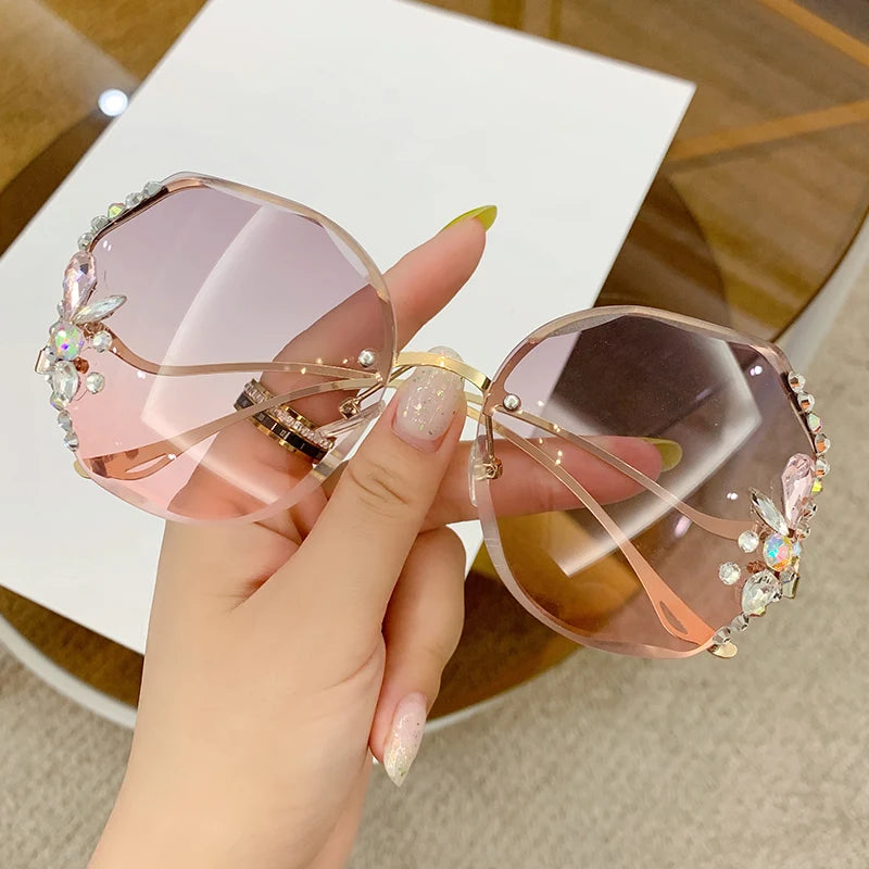 Diamond-Encrusted Sunglasses