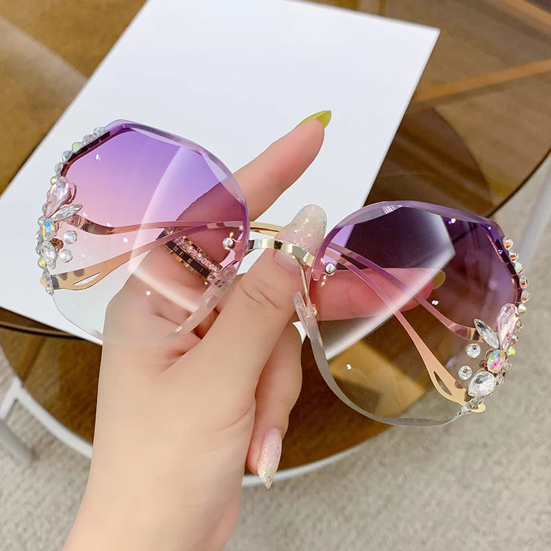 Diamond-Encrusted Sunglasses