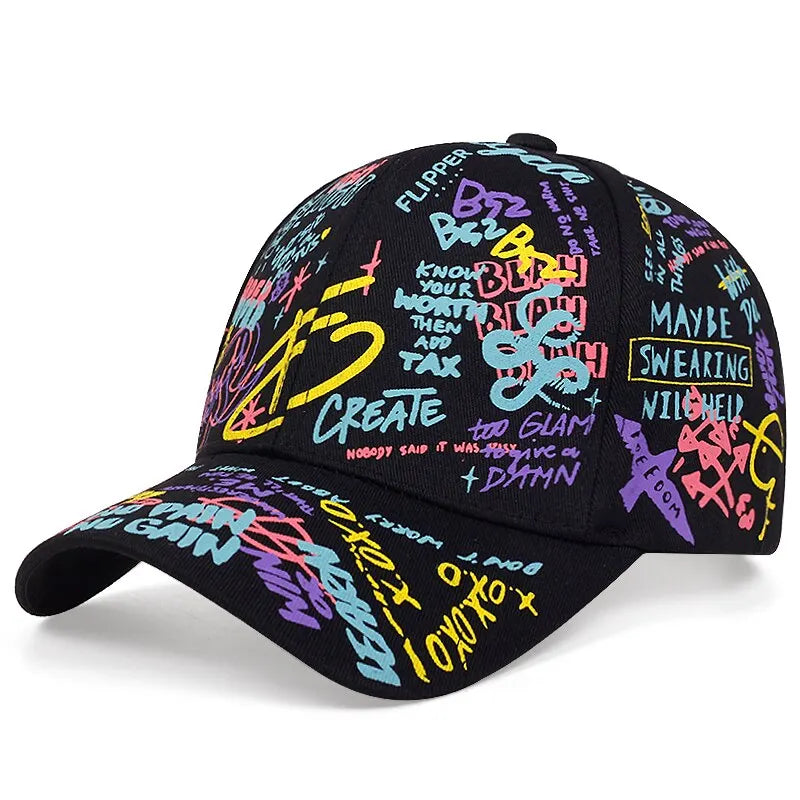 Unisex Graffiti Snapback