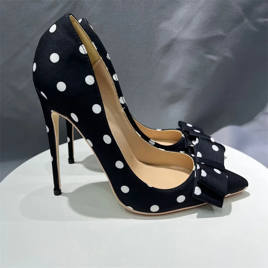 Playful Polka Dot Stilettos