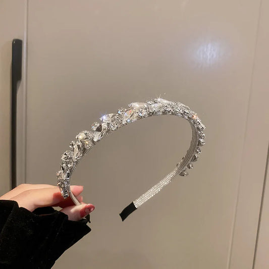 Circle Square Rhinestone Headband