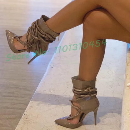 Roman Strap Stilettos