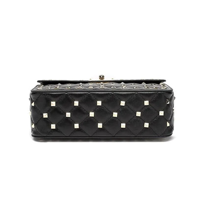 Sheepskin Leather Rivet Handbags