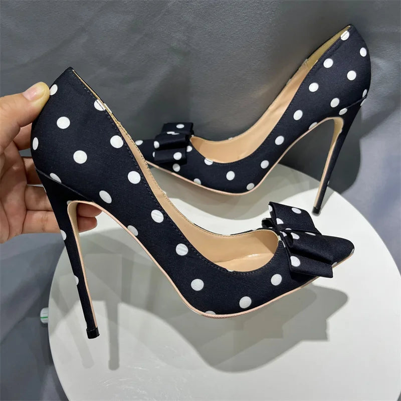 Playful Polka Dot Stilettos