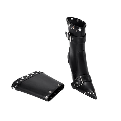 2-In-1 Rivet Boots