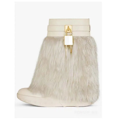 Winter Fox Fur Boots