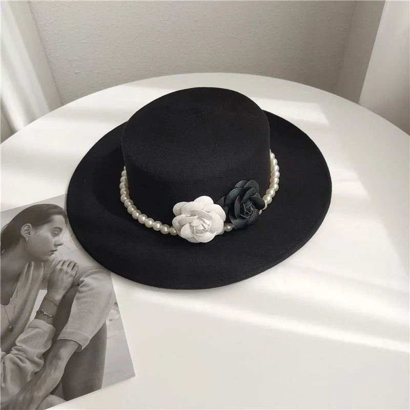 French Fedora Brim Hat