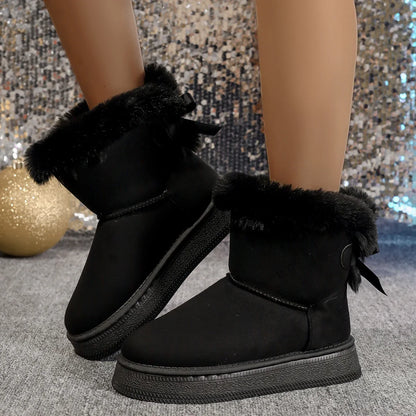 Cashmere Thick Sole Boots