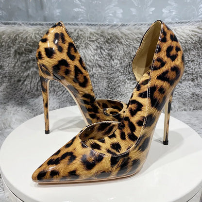 Leopard Pointed Pumps