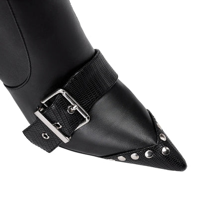 2-In-1 Rivet Boots