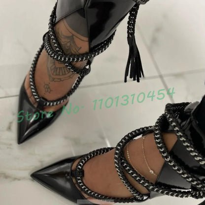 Roman Strap Stilettos