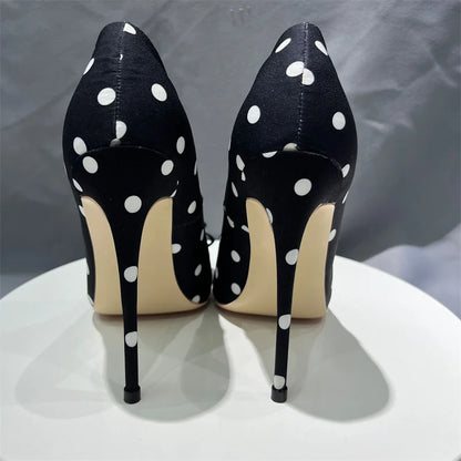 Playful Polka Dot Stilettos