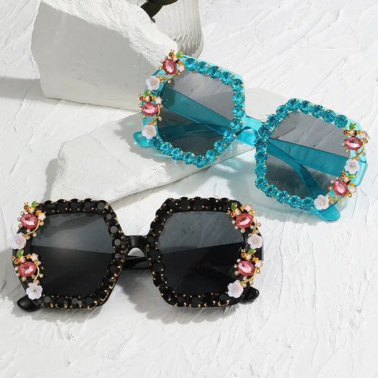 Luxury Diamond Crystal Rhinestone Sunglasses